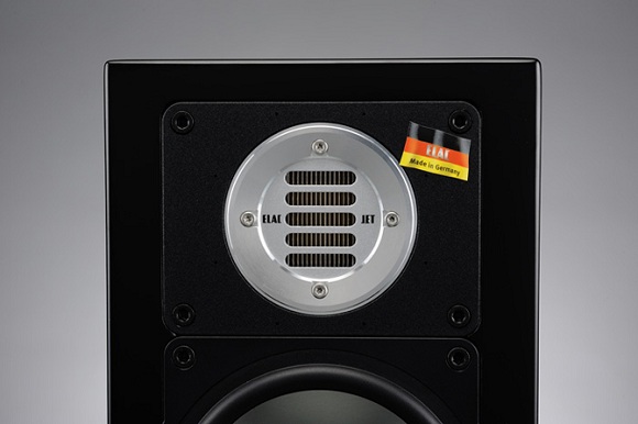 ELAC BS 182 black matt finish JET tweeter detail